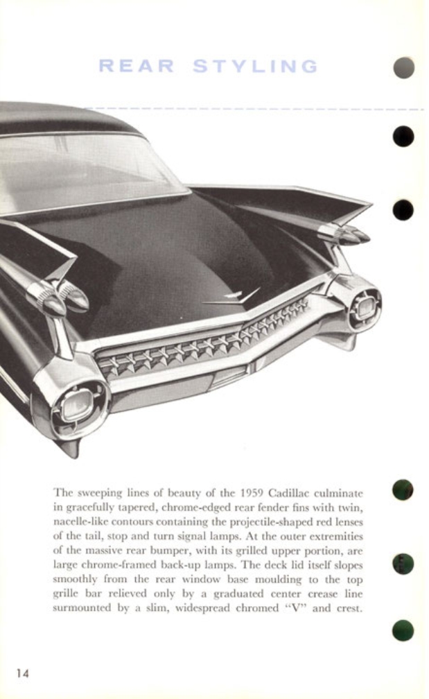 1959 Cadillac Salesmans Data Book Page 111